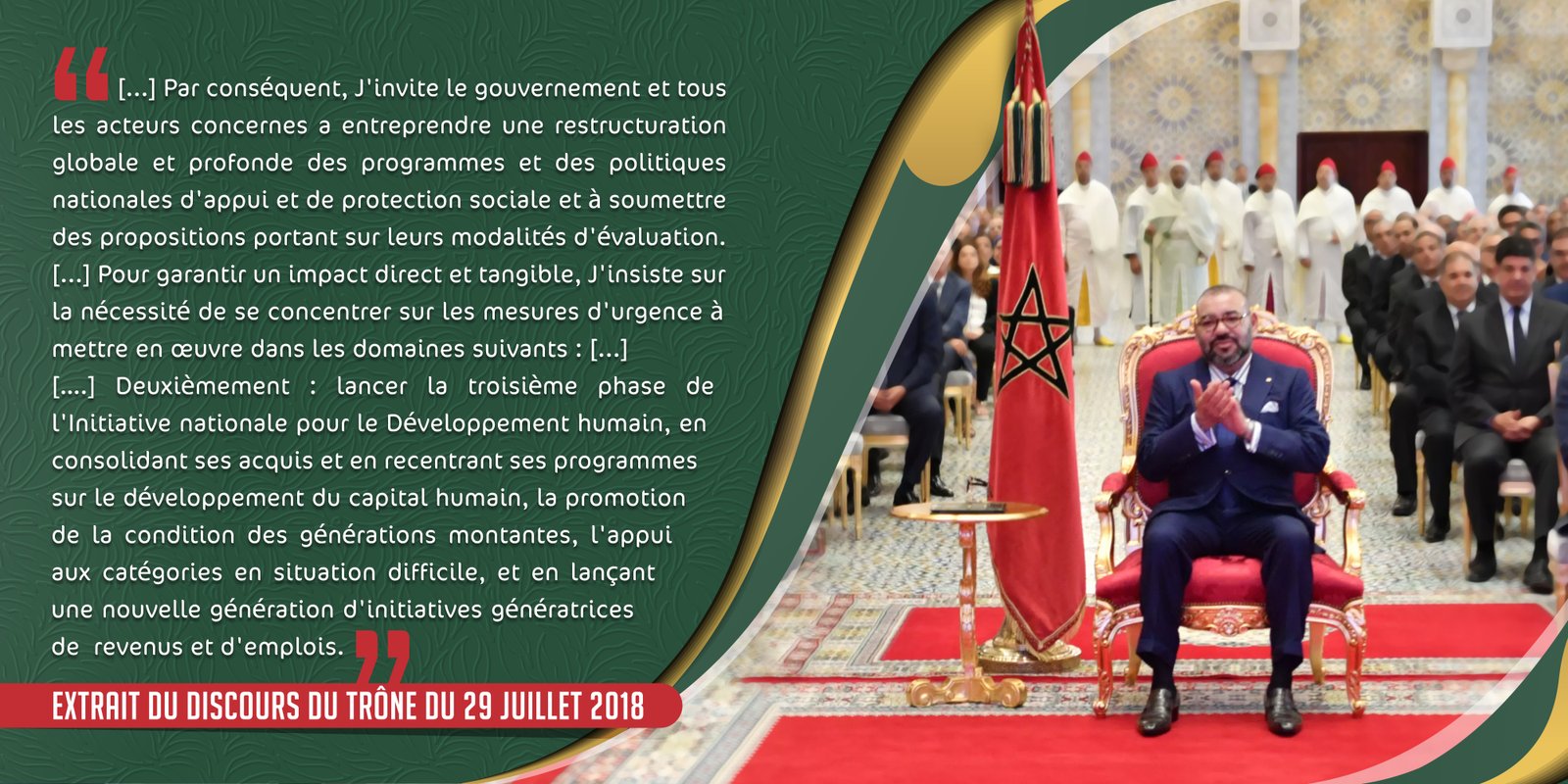 Le discours royal